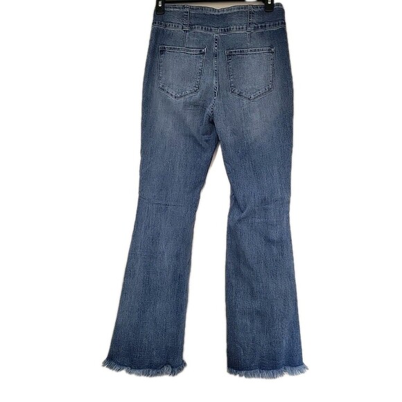 KanCan Womens Dunkirk High Waisted Flare Jeans Size 11/29 Medium Wash KC5203M - Picture 4 of 15